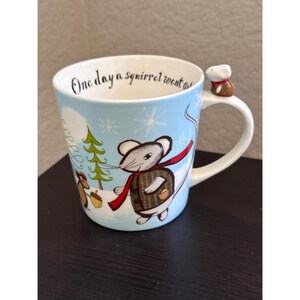 Starbucks Christmas Mug 2010: Squirrel & Mouse Holiday Design - Etsy