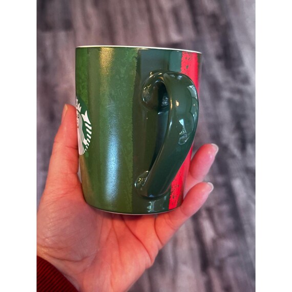 Starbucks Holiday Mug: Green 2021 Teacup, 10 Oz. Ship Fast!