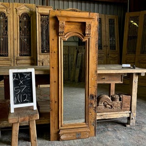 Ornate French Antique Mirror - M12