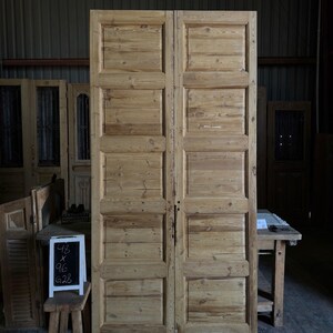 Classic Antique 5 Panel Solid Doors - 48x96 G28