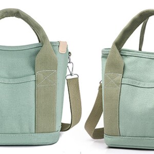 Mini Totes Small Canvas Crossbody Bag: Mini Tote Bag With Zipper - Etsy