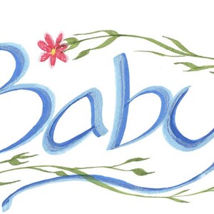 Notitiekaart aankondiging babyjongen