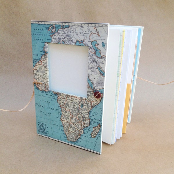Africa Travel Journal with Pockets and Envelopes