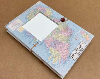 Personalized Ireland Travel Journal with Pockets and Envelopes