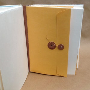 Large Expandable Travel Journal with pockets and envelopes, Combination Notebook, Scrapbook and Photo Album image 6