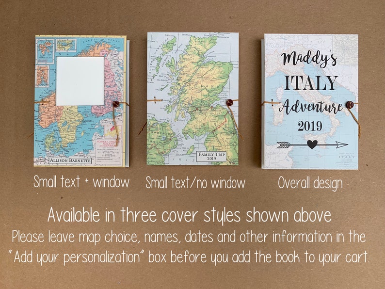 Christmas Surprise Trip Reveal, Personalized with Custom Map, Names, Dates, Pockets and Envelopes, Travel Gift, Vacation Reveal image 5