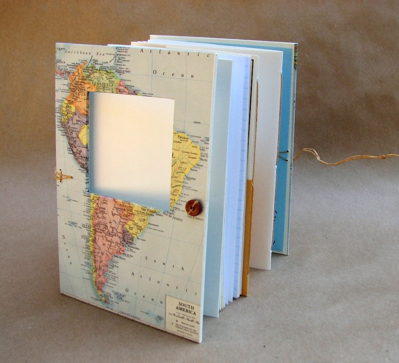 Personalized South America Journal with Pockets and Envelopes image 5