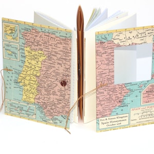 Spain Travel Journal with Pockets and Envelopes, Personalized for You image 1