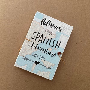 Spain Travel Journal with Pockets and Envelopes, Personalized for You image 2