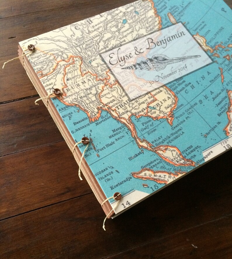 Destination Wedding Photo Album Or Guest Book Personalized Etsy