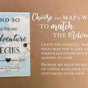 Personalized Travel Journal with Pockets and Envelopes, Choose your Map image 8