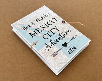 Mexico Travel Journal with Pockets and Envelopes