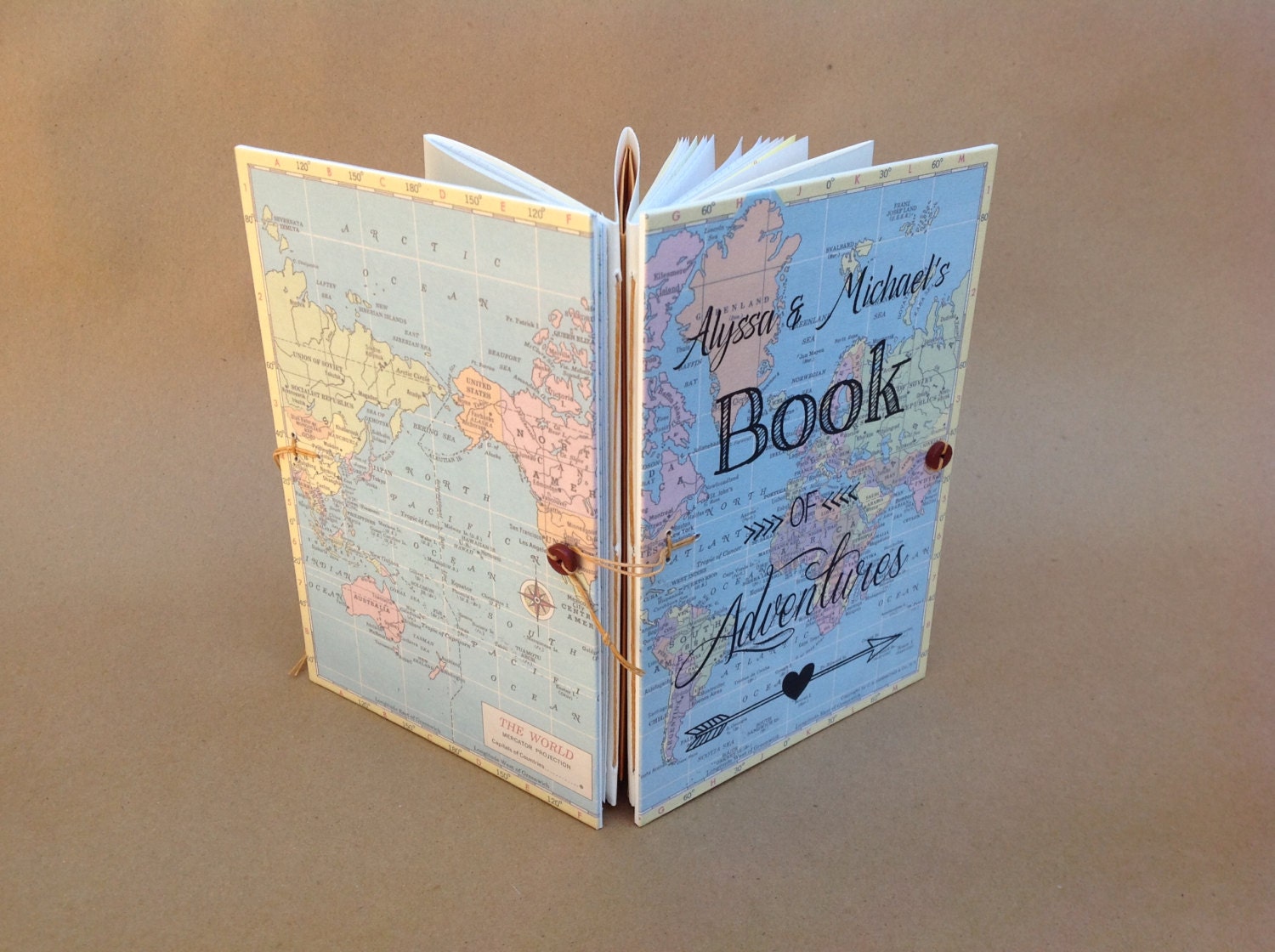  3-in-1 Prazoli Couples Adventure Book, Travel Journal & Bucket  List Scrapbook - Cute Gifts for Women & Men Couple