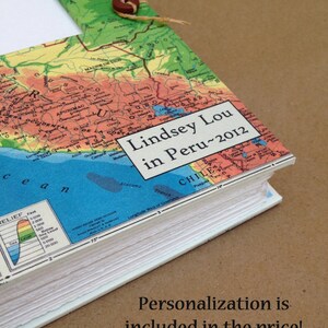 Personalized South America Journal with Pockets and Envelopes image 8