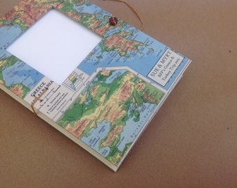 Personalized Greece Travel Journal with Pockets and Envelopes
