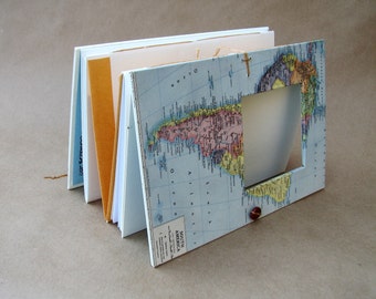Personalized South America Journal with Pockets and Envelopes