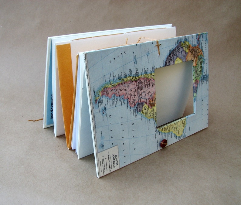 Personalized South America Journal with Pockets and Envelopes image 1