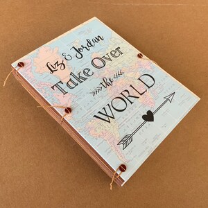 Large Expandable Travel Journal with pockets and envelopes, Combination Notebook, Scrapbook and Photo Album image 7