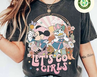 Vintage Minnie Daisy Cowgirls shirts, Disney Besties shirt, Long Live Cowgirls, Disney Girls Trip shirt, WDW Disneyland Matching Trip 2024
