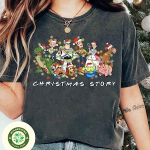 Disney Toy Story Christmas T-shirt, Christmas Story WDW Disneyland Sweatshirt, Family Christmas Matching Tee, Mickey&#39;s Very Merry Christmas