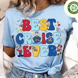 Mickey and Friends Best Cruise Ever Disney Cruise Shirt, Disney Cruise Line, Family Cruise Vacation 2025, Cruise Squad, Disney Wish Dream