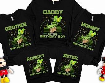 Personalized Disney Star Wars Birthday Shirt, Galaxy's Edge Star Wars Birthday Boy, Birthday Girl, Star Wars Family Birthday Party Matching