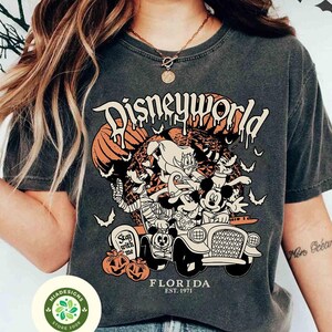 Vintage Mickey and Friends Disneyworld Halloween shirt, Mickey&#39;s Not So Scary Halloween Party 2024, Halloween Family Matching Group shirts