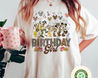 Animal Kingdom Birthday shirt, Mickey & friends Disney Birthday Girl Boy shirts, Disney Birthday trip 2024 shirts, Birthday Wild Disney Tee