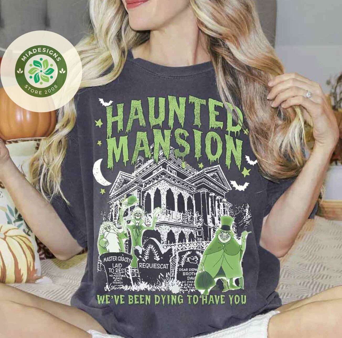 Vintage the Haunted Mansion Disney Halloween Shirt, Haunted House 