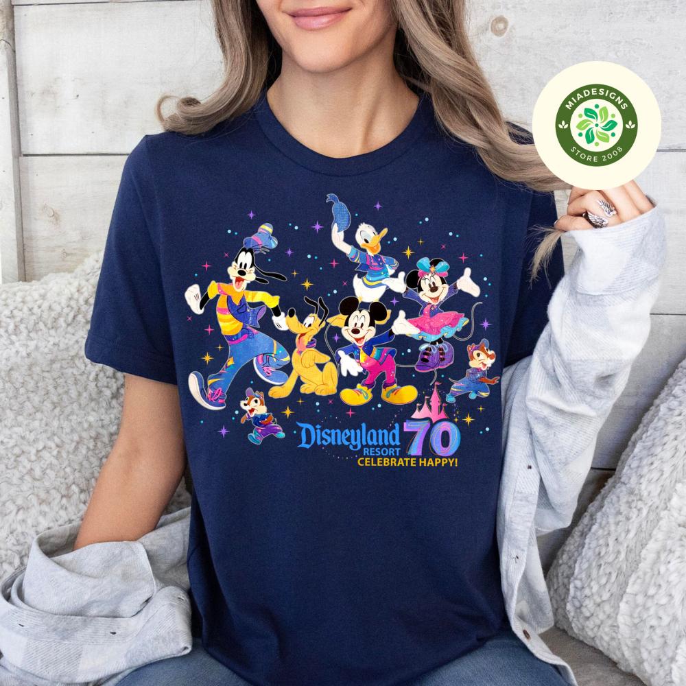 Mickey and Friends Celebrate Happy Disneyland 70th Anniversary