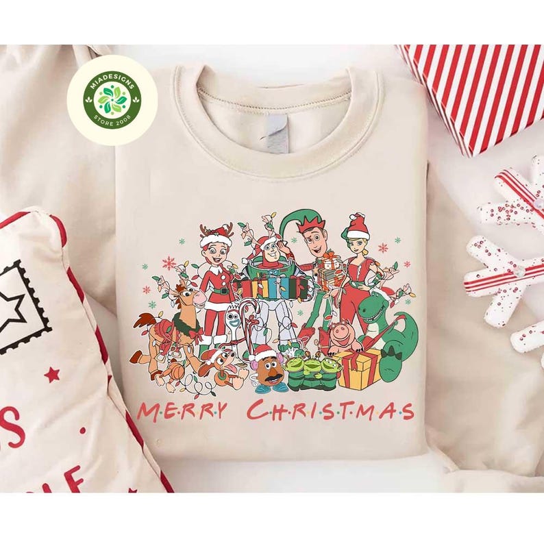 Disney Christmas Toy Story Group Christmas Lights Shirt, Disneyland