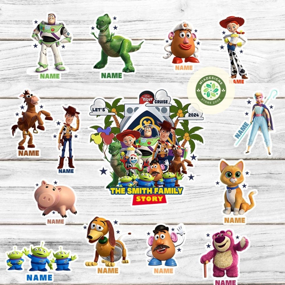 Personalized Disney Toy Story Inspired Cruise Magnet, Buzz