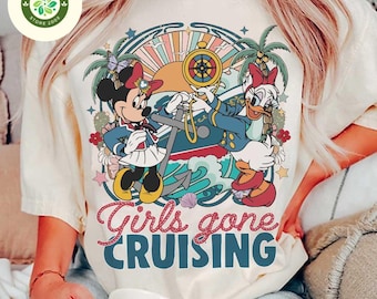 Minnie Daisy Disney Cruise shirts, Girls Trip Cruise Vacation Trip Tee, Disney Family Cruise shirts, Disney Wish Dream Magic Wonder Fantasy