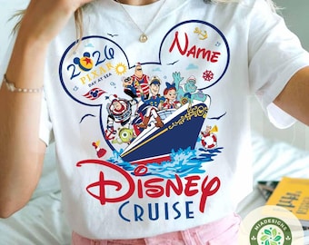 Personalized Pixar day at sea Disney Cruise Line 2026 shirt, Family Cruise matching shirt, Disney Fantasy Toy story monster inc shirt