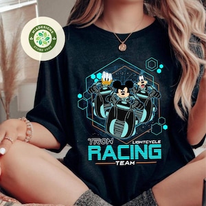 Tron Lightcycle Racing team Disney shirt, Mickey Mouse & friends Tron Lightcycle Run Ride Shirt, Magic Kingdom WDW Family trip 2025 shirt