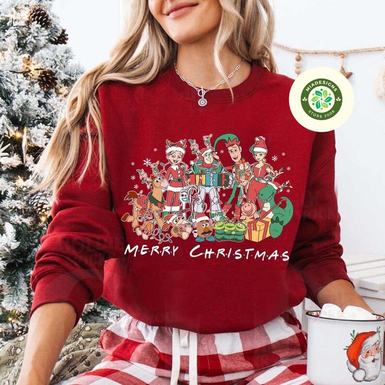 Disney Christmas Toy Story Group Christmas Lights Shirt, Disneyland