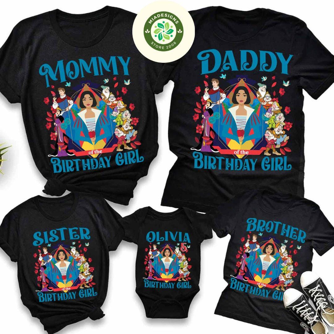 Personalized Snow White and the Seven Dwarfs Disney Princess Snow White ...