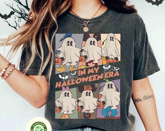 T-shirt In My Halloween Era, chemise Halloween fantôme Mickey et ses amis Disney, t-shirts WDW Disneyland Mickey's Not So Scary Halloween Party 2024