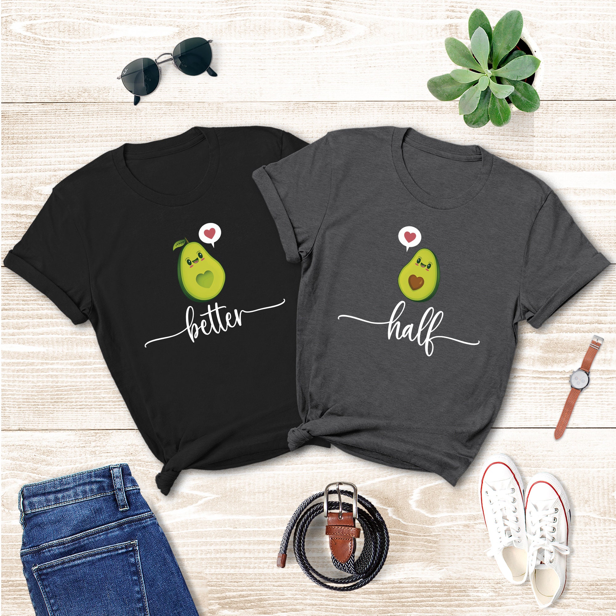 Better Half Couple Shirts Sliced 