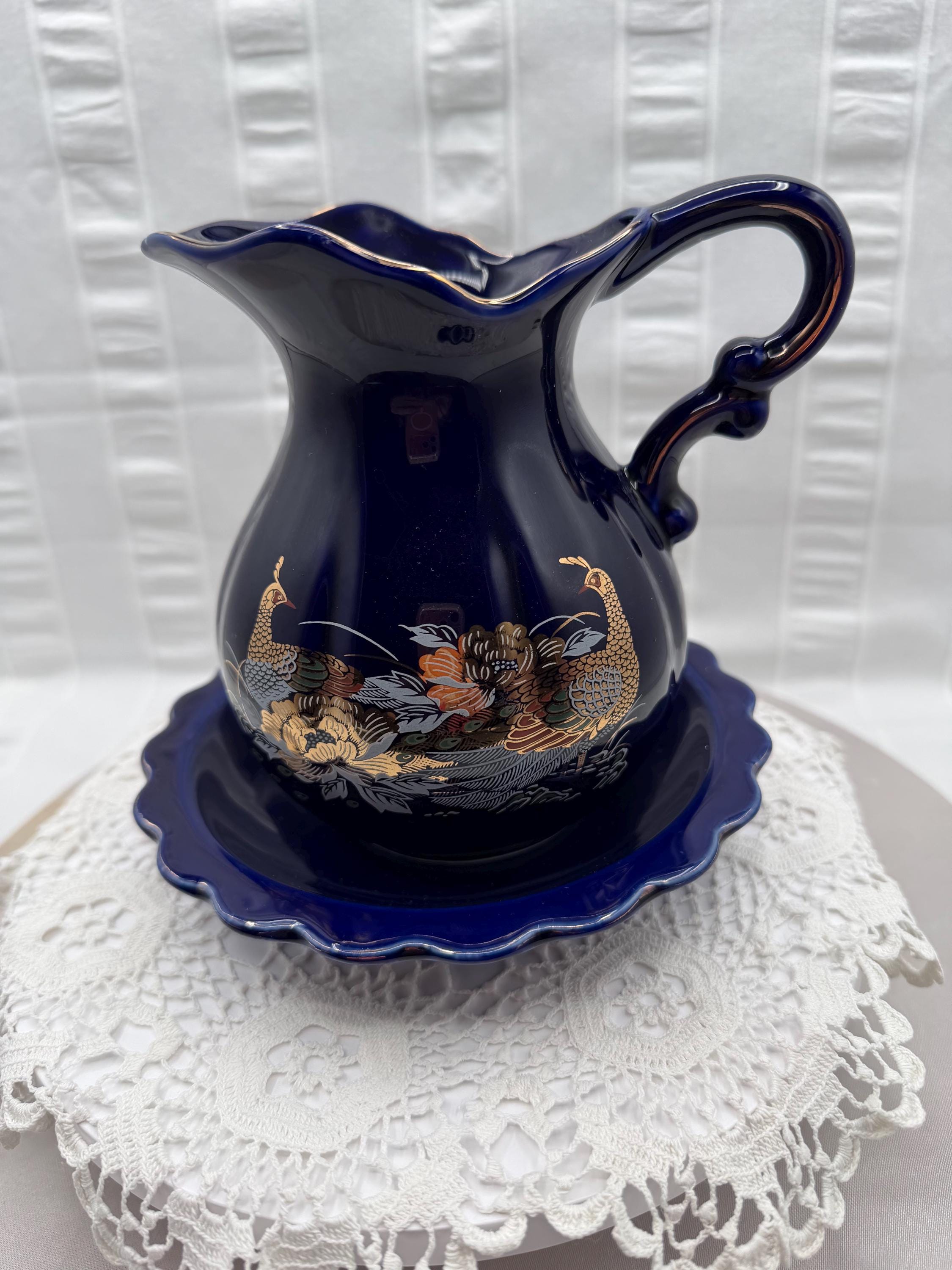 Vintage Basin and Pitcher - Etsy