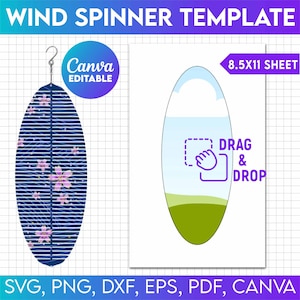 Plantilla de molino de viento, molino de viento SVG, plantilla de sublimación de molino de viento, maqueta de molino de viento, molino de viento PNG, Canva editable
