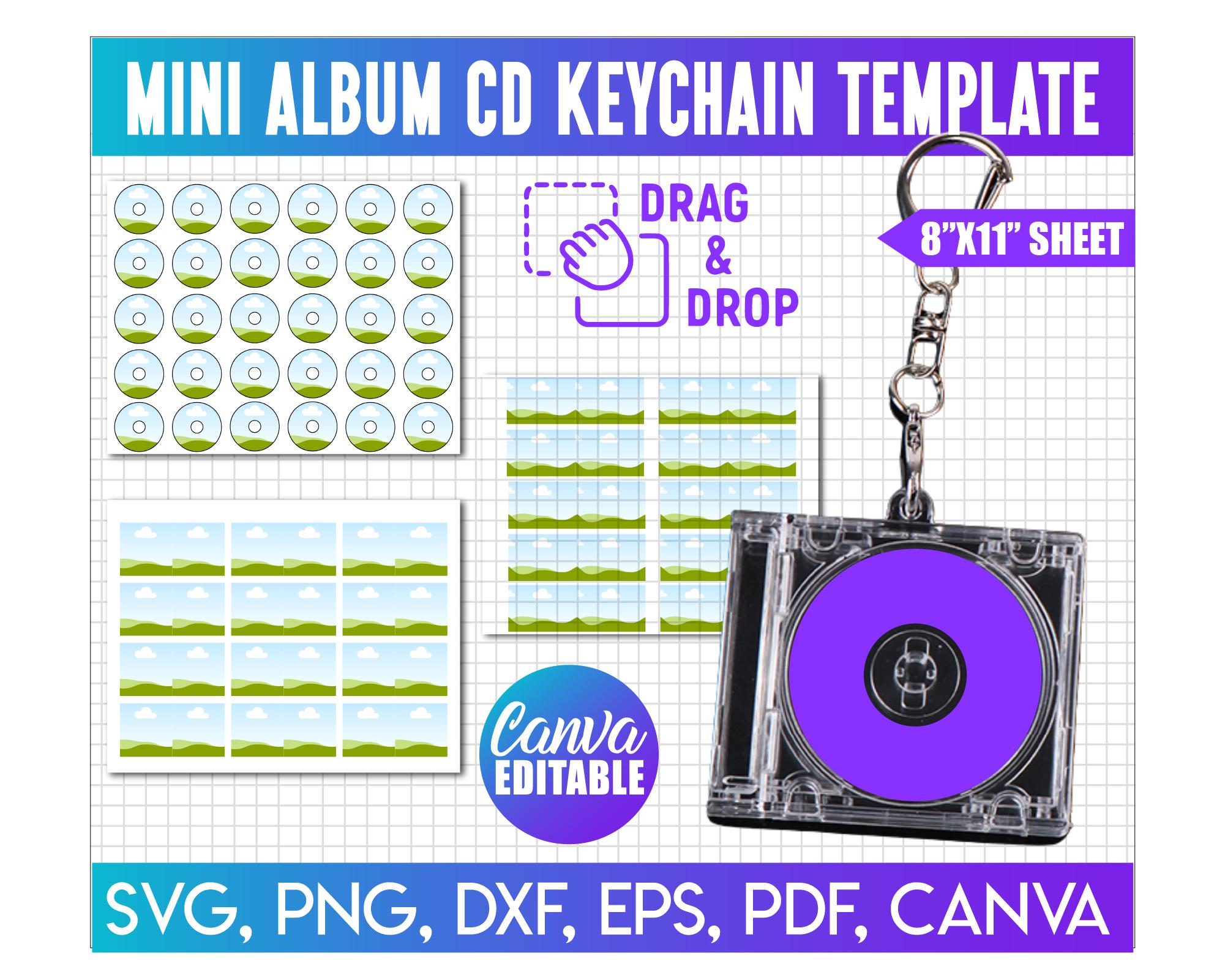 Custom mini cd keychain - Etsy 日本