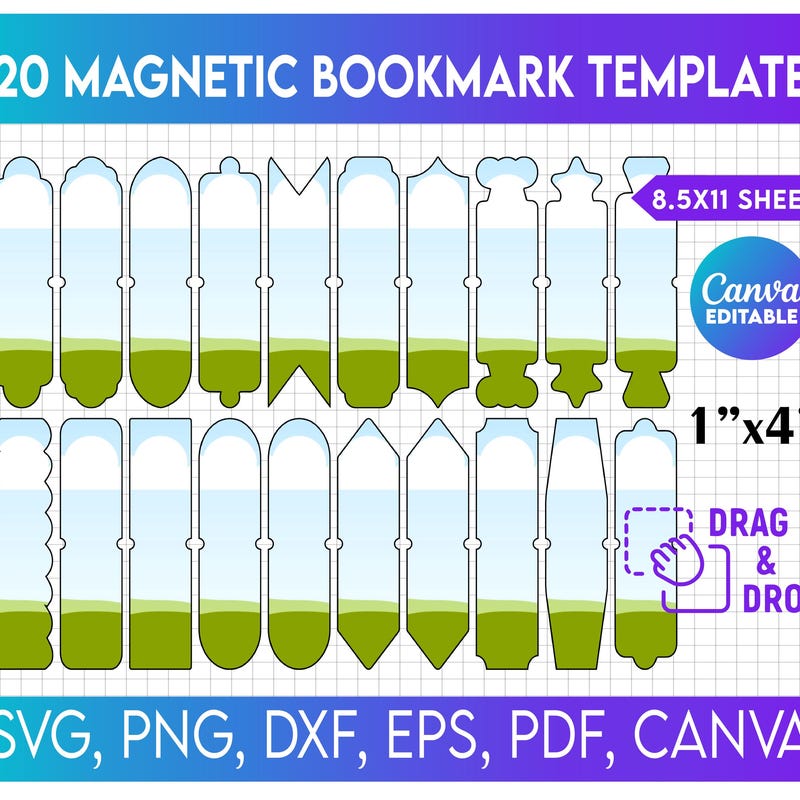 Magnetic Bookmark Drag - Etsy