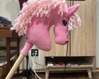 Pink A6 Piko Hobby Horse AKA ”Sugar”+bridle
