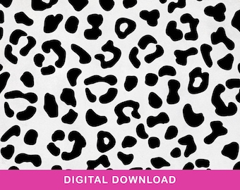 LEOPARD SPOTS SVG | Digital Download | Animal Print Pattern for Cricut & Silhouette