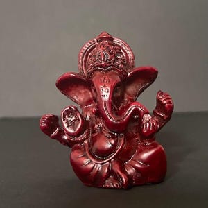 Lord Ganesh small statue decor for Car dashboard, Home, Temple and Office