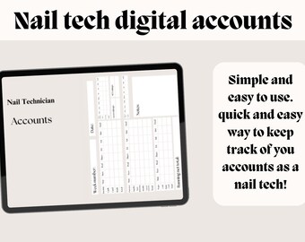 Nail technician digital bundle