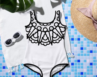 Maillot de bain pour enfant entièrement imprimé