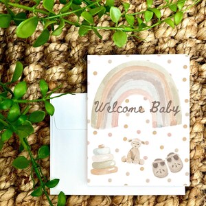 Baby shower card / Welcome baby / New baby card