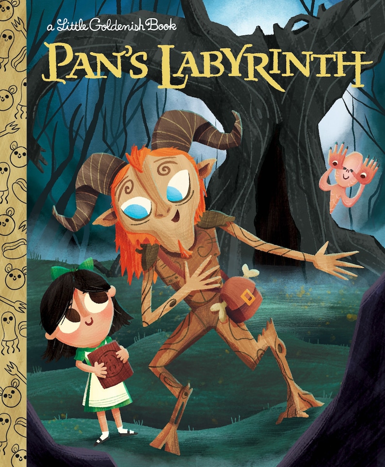 Pan's Labyrinth A Little Goldenish Book Cover Not Full Book image 2